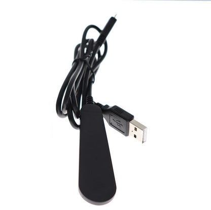 2.4G/5G dual-band 4k WiFi antenna cable with power Cable for AnyCast, MiraScreen, Miracast, and AirPlay HDMI display dongles. Supports 4K streaming and compatible with most Micro USB smart TV sticks.(Device not included)