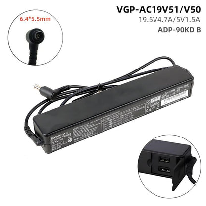 Sony VGP-AC19V51 Laptop Charger 19.5V 4.7A 90W for Sony VAIO