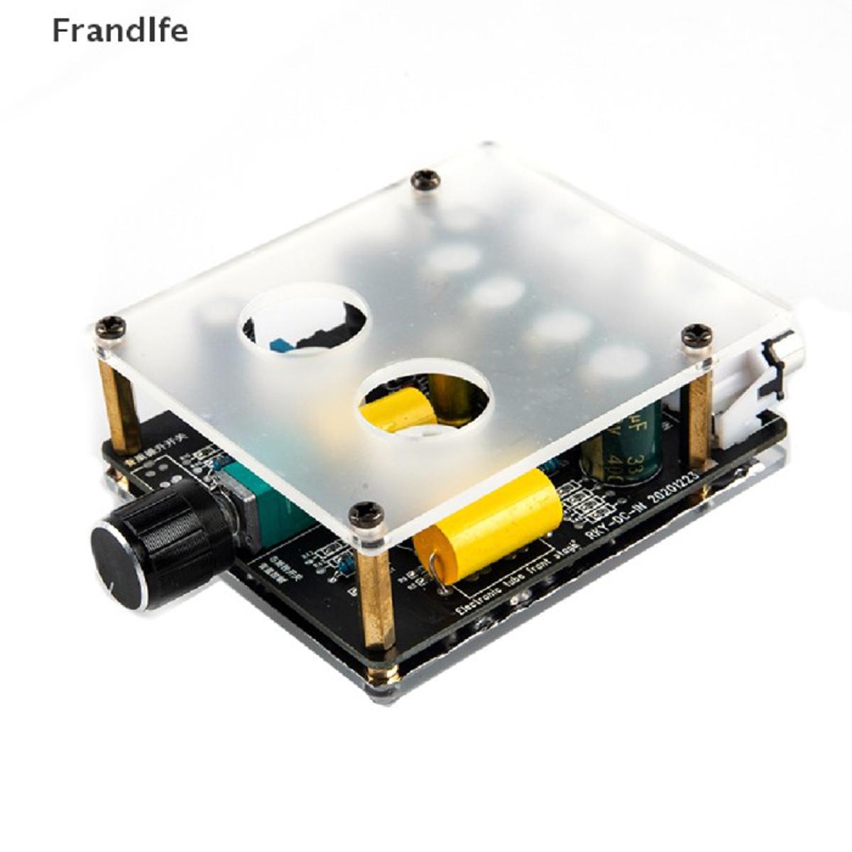 Upgraded 6K4 Tube Preamplifier Amplifiers HiFi Tube Preamp Bile Buffer Auido Amp Speaker Sound Amplifier Home Theater DIY (With out Tube)