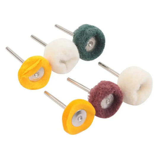 6pcs Polishing Wheel Buffing Pad Brush Set Polishers Tool For Rotary Drill Bit