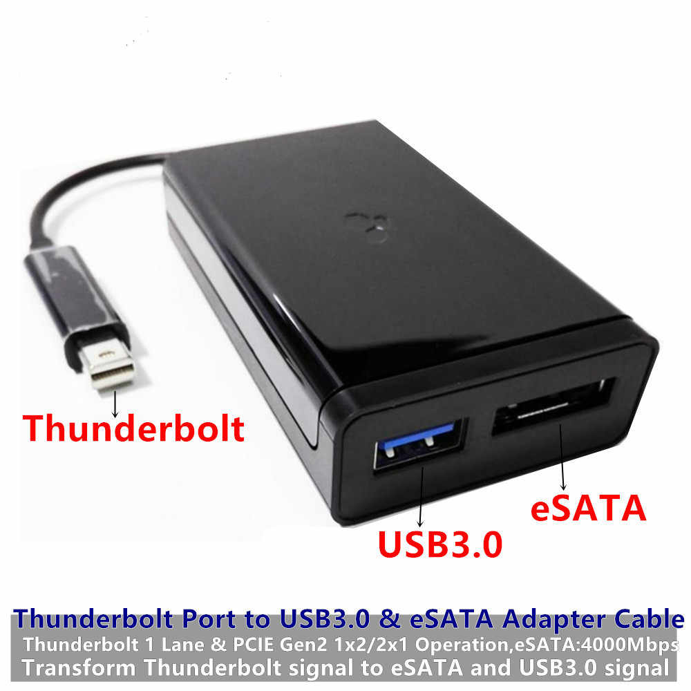 Kanex Thunderbolt to eSATA + USB 3.0 Adapter for Apple