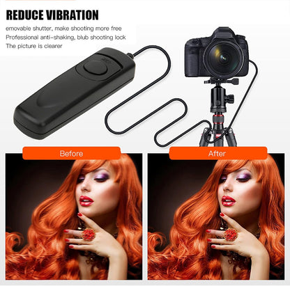 Remote Shutter Release Cable MC-DC2 for Z7 II Z6 II Z7 Z6 Z5 D780 D750 D610 D7500 D7200 D7100 D7000 D5600 D5500 D5300 D5200 D3 300 D3200, D3100