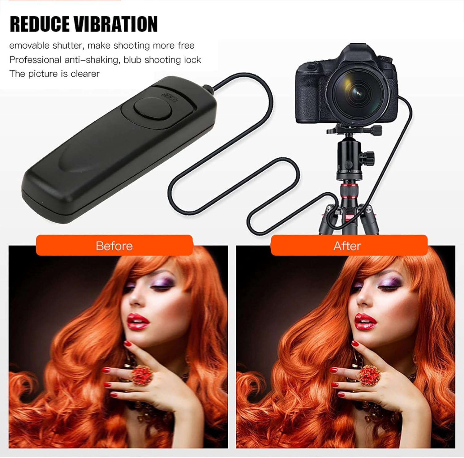Remote Shutter Release Cable MC-DC2 for Z7 II Z6 II Z7 Z6 Z5 D780 D750 D610 D7500 D7200 D7100 D7000 D5600 D5500 D5300 D5200 D3 300 D3200, D3100