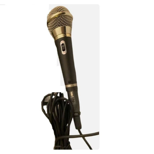 SBC MD600 Black Wired Dynamic Microphone with 5m Cable – Durable Professional Vocal Mic for Karaoke, PA & Recording