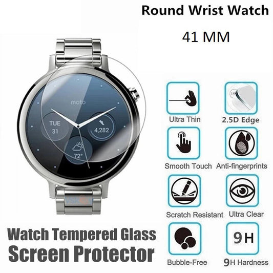 Universal Screen Protector Round TPU HD Clear Film Smart Watch Screen Protector Diameter  41mm (Not glass)