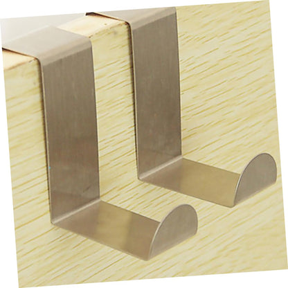 2 PCS Z-Type Door Hooks – Multi-Purpose Z Shape Hanger for Cupboard, Drawer & Door Organizer | Space-Saving Hanging Hooks