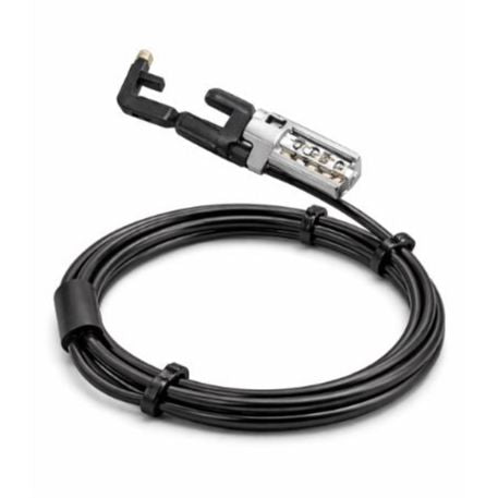 4 Digit Combination Cable Lock with USB Insert Port TDA-C9812 – 190cm Stainless Steel Security Lock for Laptop, Bike & Accessories
