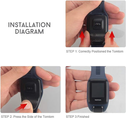 Replacement Strap for Tomtom Watch Band Replacement for Runners 3, Sparkle 3, Runners 2, Sparkle Golfer 2, Adventurers