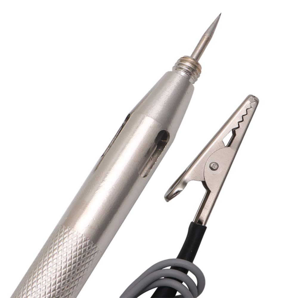 Festnight DC 6-24V Stainless Steel and Copper Auto Car Circuit Tester Lamp Voltage Test Pen Detector Probe