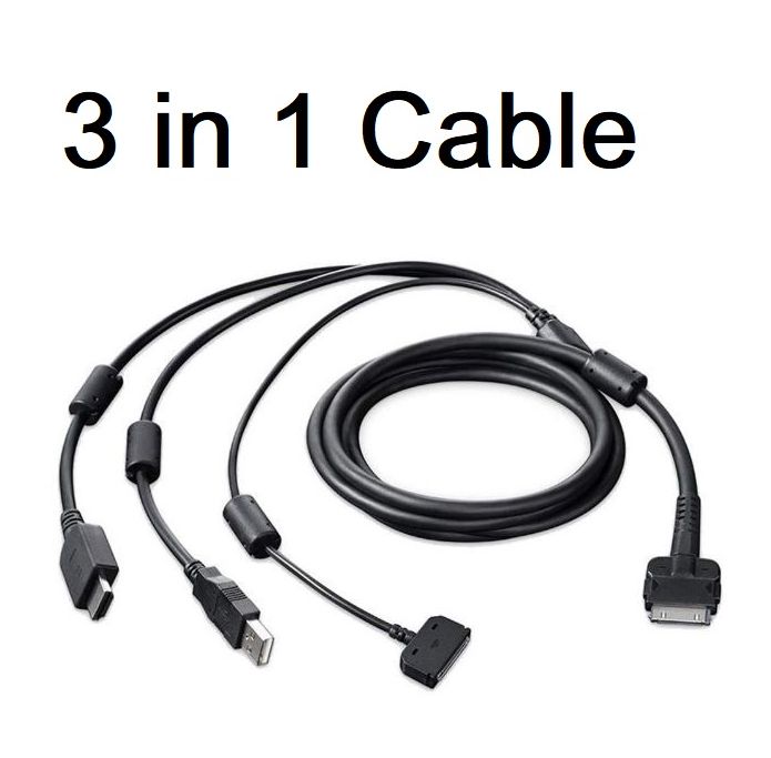 3-in-1 USB HDMI Power Cable STJ-A328 for 13HD Pen Display & Companion | All-in-One Replacement Display Cable