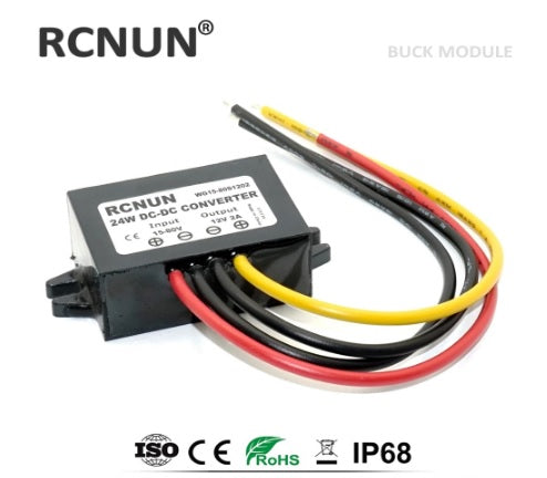 RCNUN 24V to 12V 5A Step-down DC DC Converter – Reliable and Efficient Power Conversion Buck Converter Module