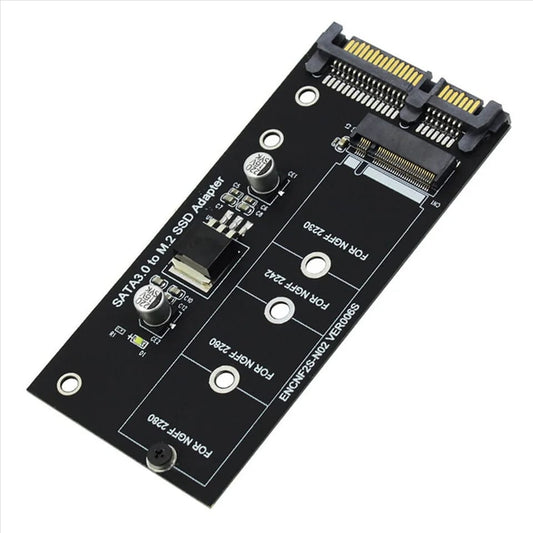 2X M.2 SATA Adapter M2 to SATA Adapter M.2 to SATA Adapter M.2 NGFF Converter 2.5Inch SATA3 Card B Key for 2230-2280 M2
