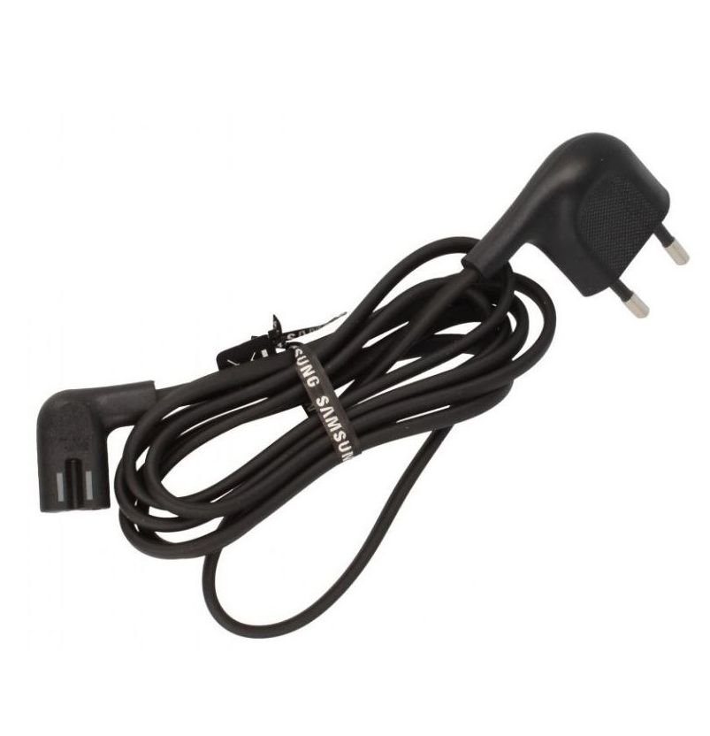 EU 2-Pin Power Cable IEC C7 Figure-8 Cord for TV, DVD Player, Radio & Home Electronics