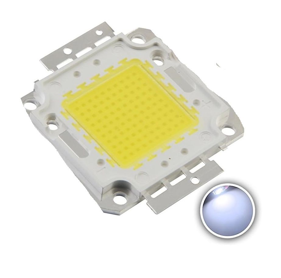 30W High Power White COB LED Chip 6000K–6500K | 900mA DC 30V Super Bright SMD LED for DIY Lighting