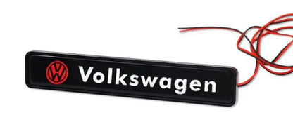 LED Volkswagen Emblem Badge – Illuminated VW Logo for Grille or Trunk | 12V Custom Light-