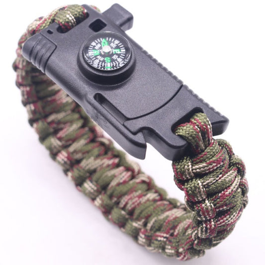 5 in 1 Multifunctional Outdoor Bracelet Umbrella rope bracelet outdoor multi-function bracelet bracelet for survival outdoor adventure camping