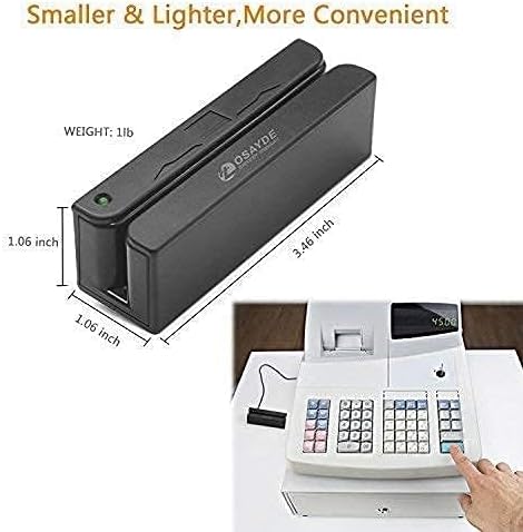 MSR90D Mini USB 3 Tracks Swipe Magnetic Credit Card Smart Card Reader ITOSAYDE