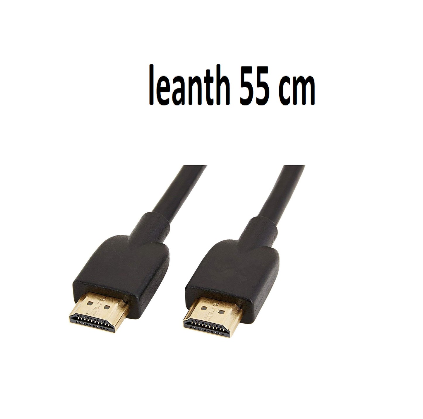 HDMI Cable 55cm Short Length – High-Speed HDMI to HDMI Cable 1080p/4K Ultra HD Support for Smart LED TV, Laptop, Gaming Console & Projector
