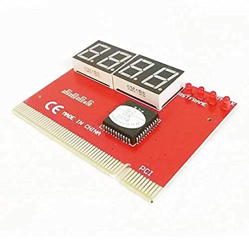 🖥️ PC Analyzer Diagnostic POST Card – Motherboard Tester 4-Digit Display • 4 LED Indicators • PCI Interface