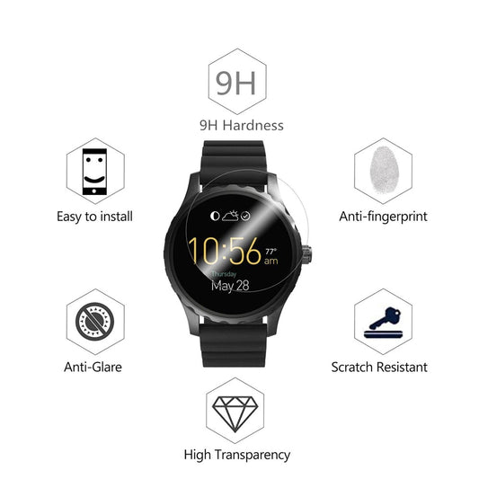 41mm Smart Watch Screen Protector | Round TPU HD Clear Film | Bubble-Free Scratch Resistant | Soft Protective Film (Not Glass)