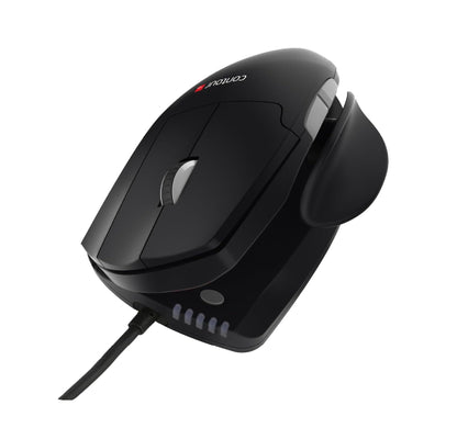 Branded Contour Unimouse Ergonomic Vertical Wired Mouse with Adjustable Thumb Rest for  – 35° to 70° Angle, 6 Buttons