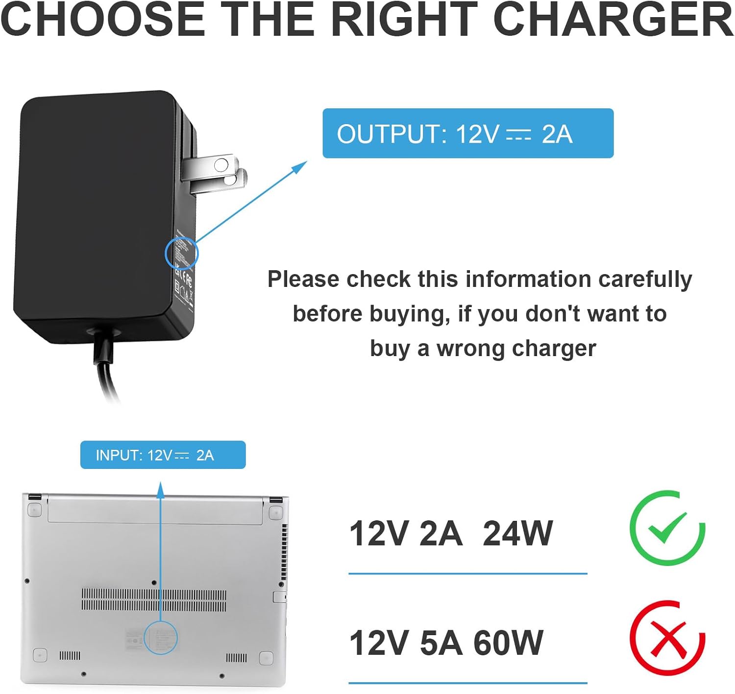 24W 12V 2A AC  orignal Adapter for Surface RT Surface Pro 1 and Surface 2 1512 1513 1516 1572 Orignal Charger