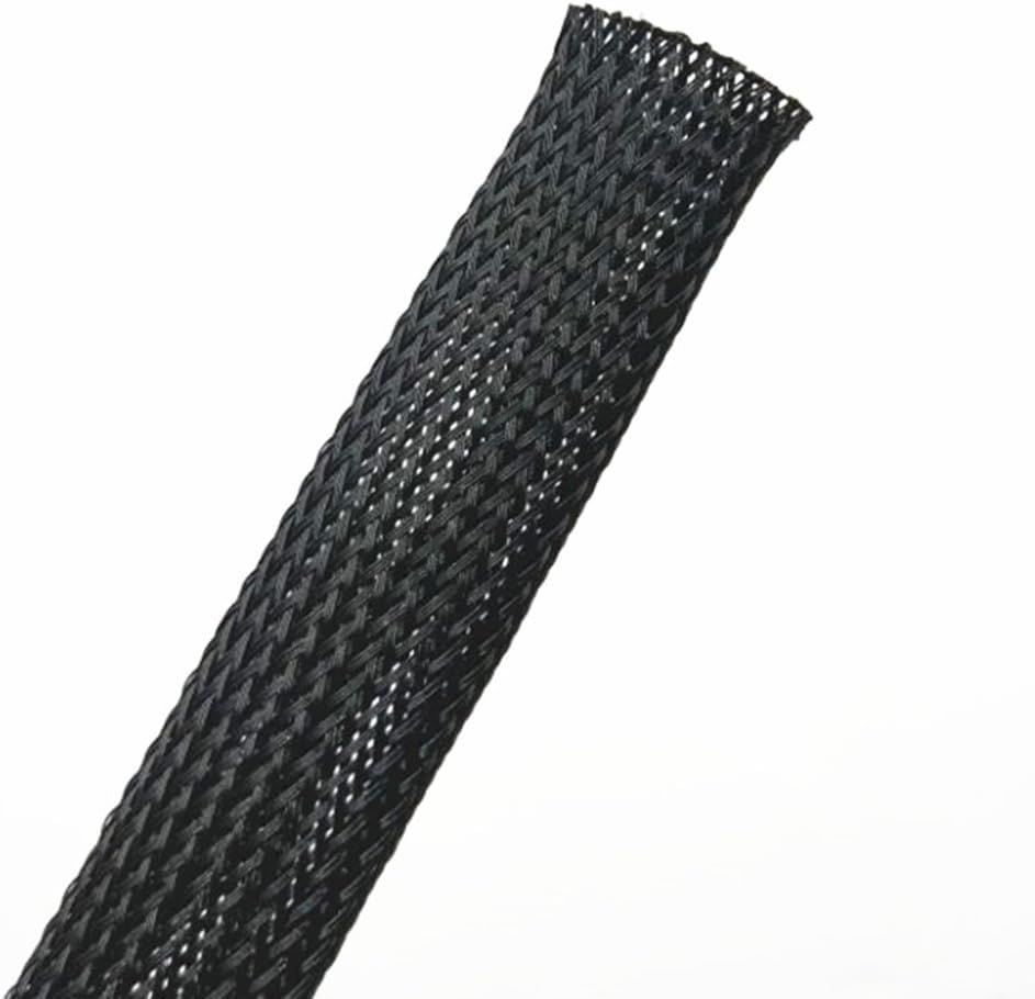 Protective Fabric Cable Sleeve for Wire Management – Expandable Braided Cord Protector for USB, Power & Computer Cables