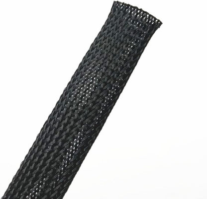 Protective Fabric Cable Sleeve for Wire Management – Expandable Braided Cord Protector for USB, Power & Computer Cables