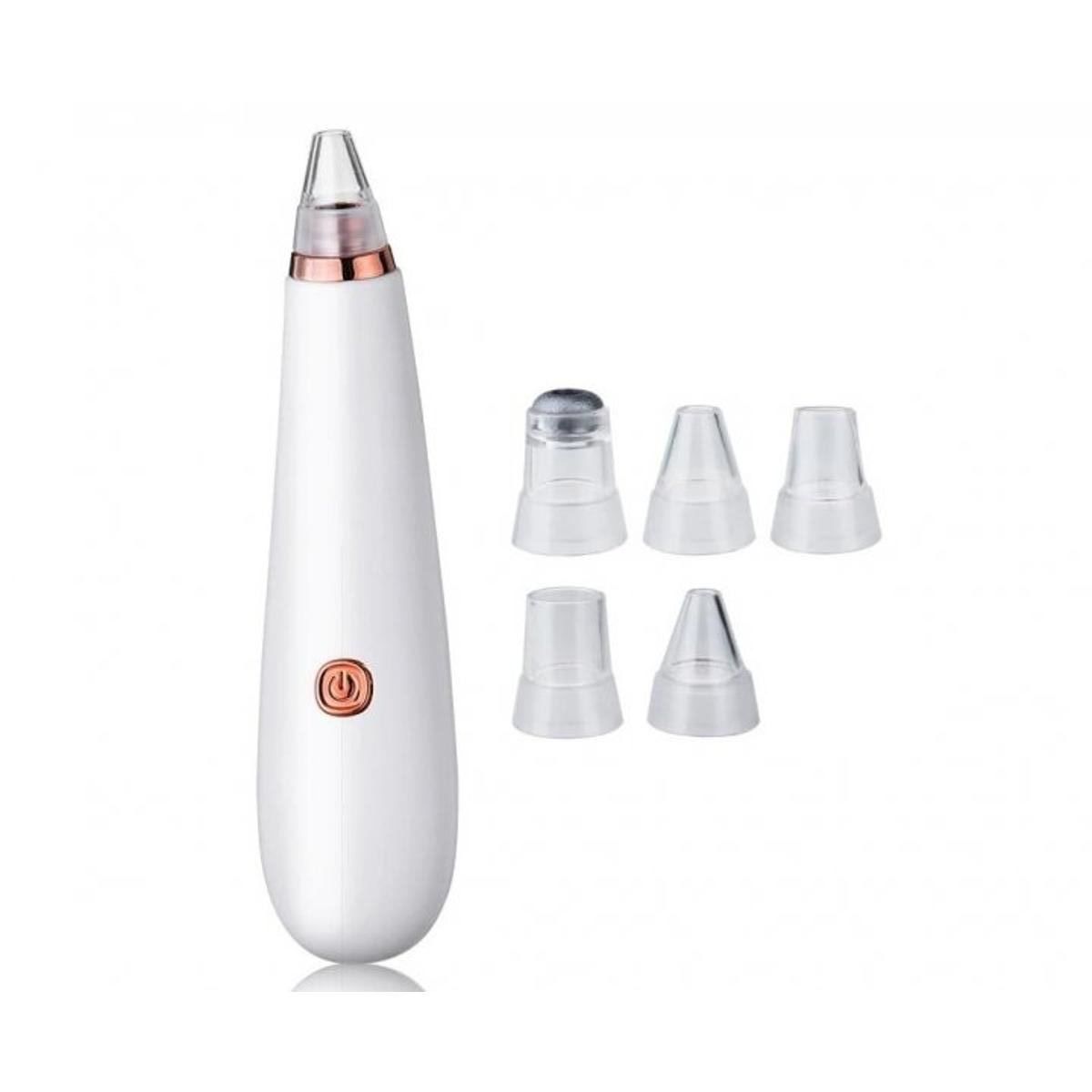 Blackhead Remover Vacuum Pore Cleaner tool suction device with 5 Suction Heads Model XHT-002