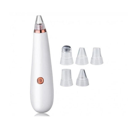 Blackhead Remover Vacuum Pore Cleaner tool suction device with 5 Suction Heads Model XHT-002