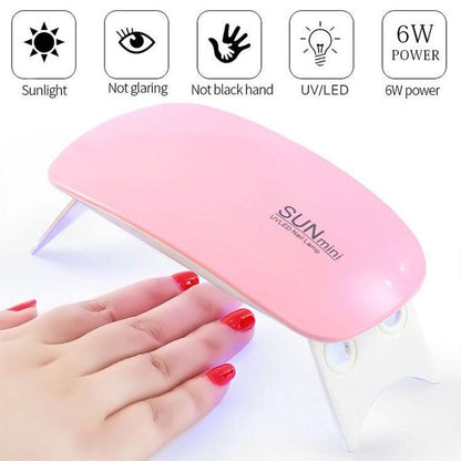 💅 SUN Mini UV LED Nail Lamp  Portable Gel Nail Dryer | Fast Curing | Professional Manicure Tool
