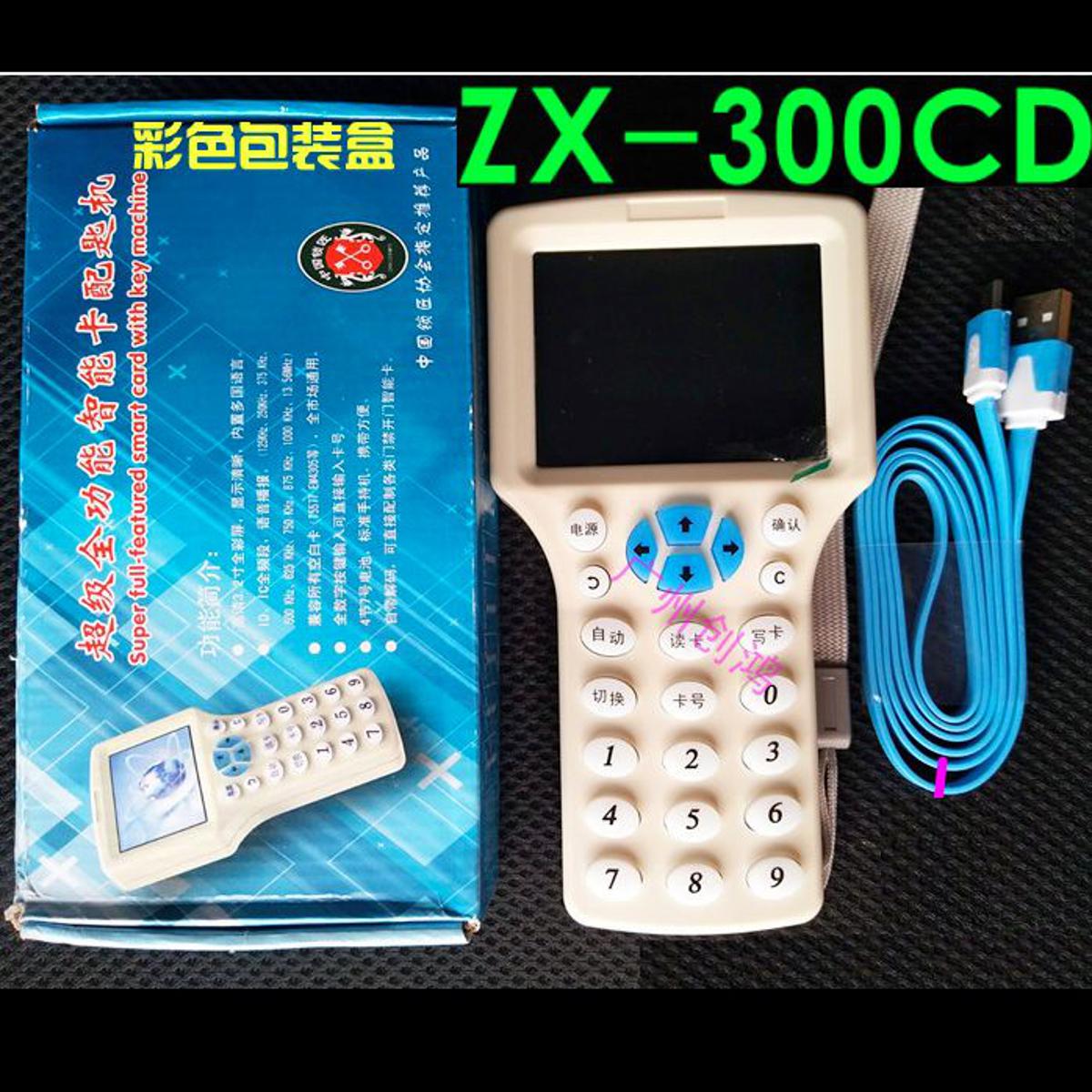 New version 300CD RFIDD Copier Duplicator 125KHz Key fob NFC Reader Writer 13.56MHz Encrypted Programmer USB UID Copy Card Tag