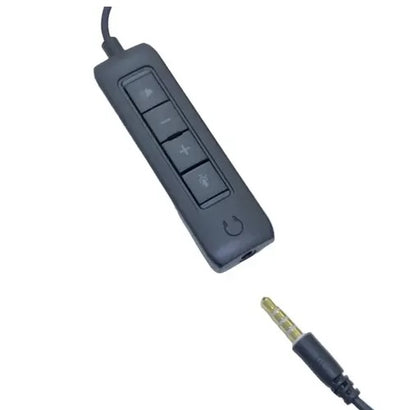 🎧 HS2201 3.5mm to USB Audio Adapter Cable (With Volume & Mute Control)