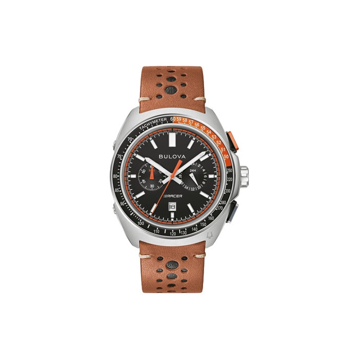 ⌚ 22 mm Premium Leather Branded Watch Strap – Classic Brown 22mm