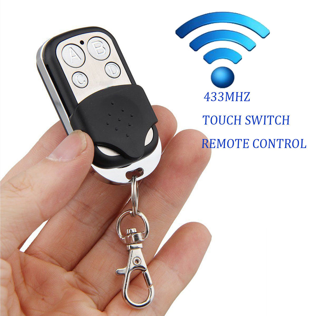 433Mhz Wireless Remote Control 4 Channel Silver