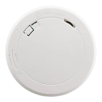 Smoke Alarm, Low Profile Slim Design 9V Battery Powered Home Safety and Decor Photoelectric Smoke Sensor Alert Model PR700LB