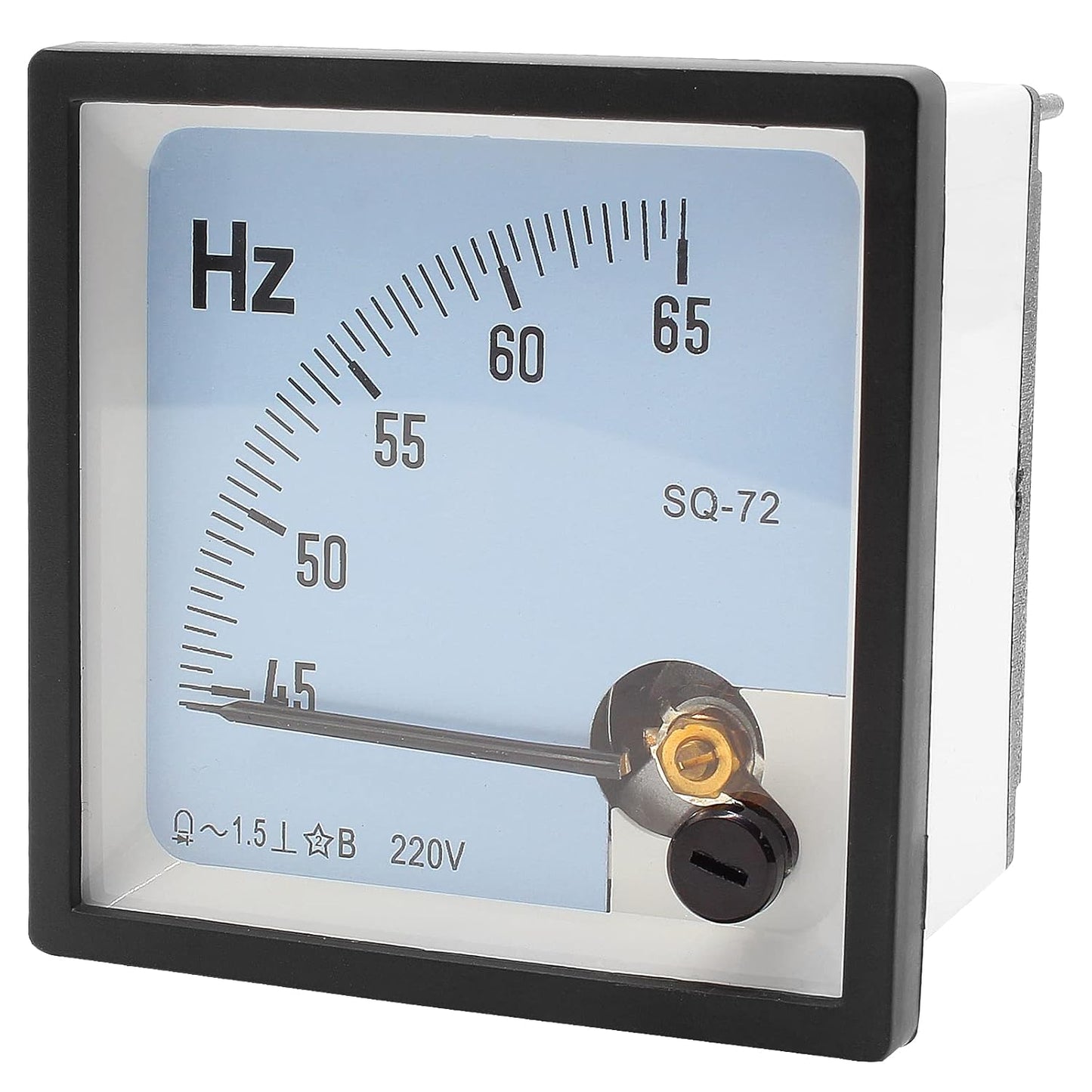 Professional 45–65 Hz Analog Frequency Panel Meter – 1.5% Accuracy Class