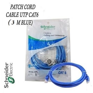 Cat6 FTP Patch Cord 3 Meter Original copper branded blue cable hi speed A One long life