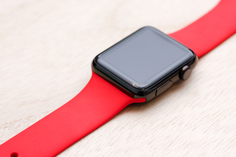 ⌚ 41mm | 40mm | 38mm Silicone Smart Watch Strap  A-Quality with Lock | Compatible with 41mm 40mm 38mm