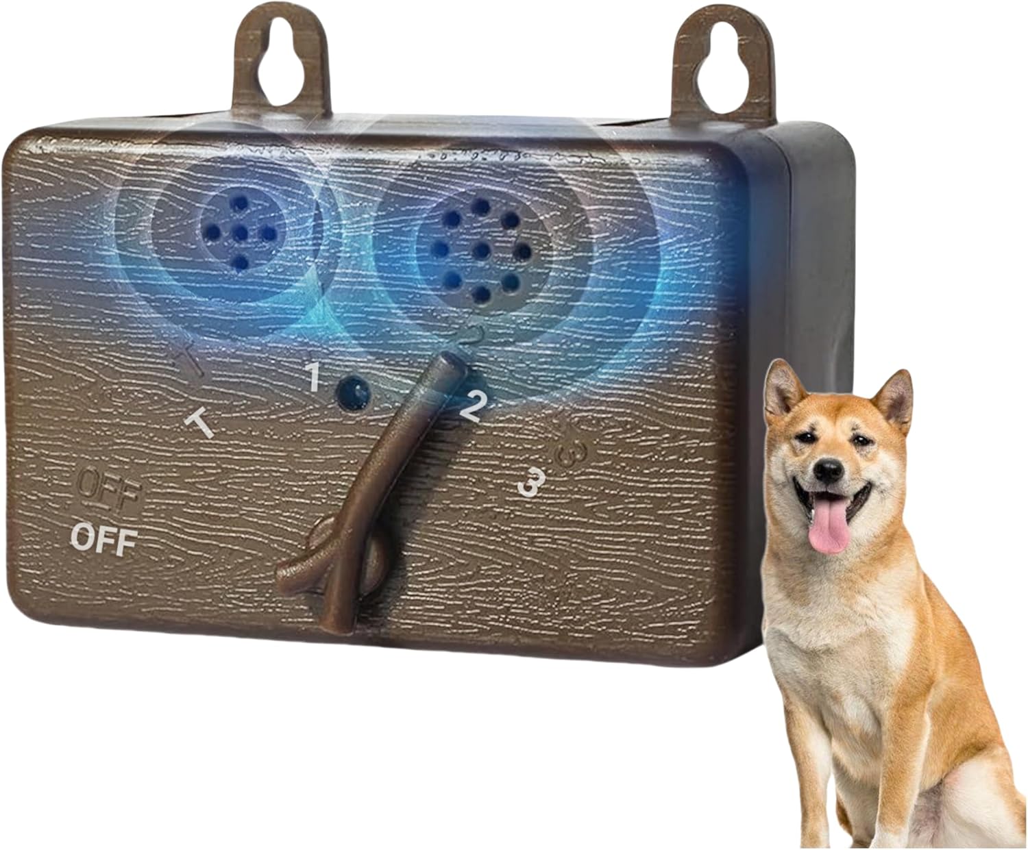 Ultrasonic Anti Barking Device – Long Range 50ft Dog Bark Control Device with 4 Training Modes for Outdoor Use