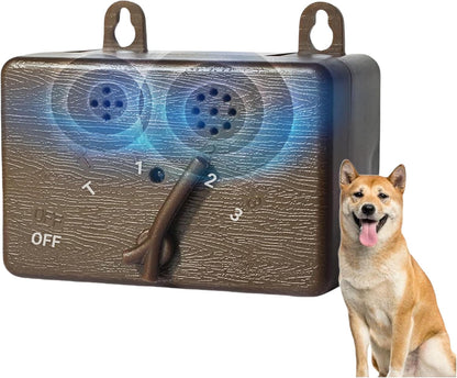Ultrasonic Anti Barking Device – Long Range 50ft Dog Bark Control Device with 4 Training Modes for Outdoor Use