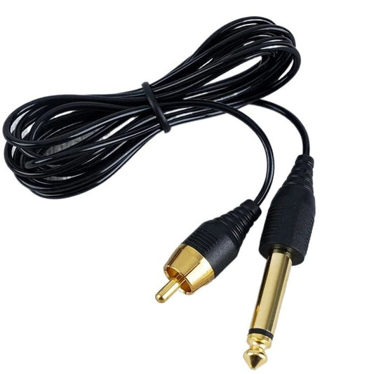 RCA Tattoo Machine Interface Cable Clip Cord Switch Hook Line for Tattoo Pen Power Supply Tattoo Supplies