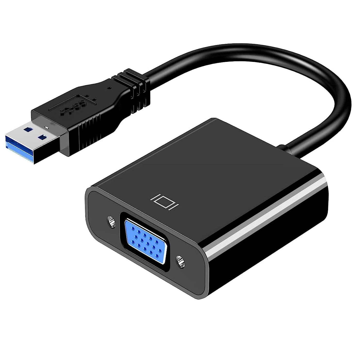USB to VGA High Speed USB 3.0 to VGA Adapter Converter,Display Port to vga,Support Max Resolution 1080p for Windows 788.110 Desktop Laptop PC Monitor Projector HDTV