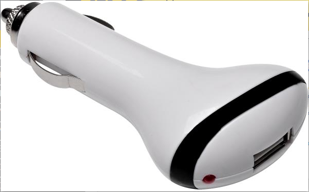 Universal USB Car Charger 1000mA – Single Port Vehicle Charger