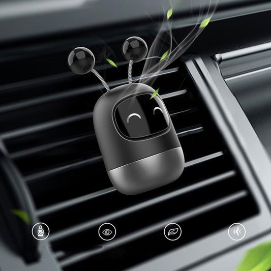 Car Perfume Air Freshener Cute Robot Car Aromatherapy Machine Air Vent Car Interior Decoration Accessories