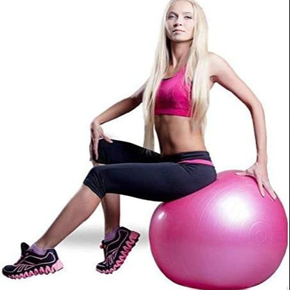 100 cm 39 inch Diameter Large Size Yoga Exercise Pregnancy Prenatal, Labor & Postnatal Maternity Exercise Gym Ball Non-slip Abdominal Fitness Anti Burst Pink hi Qulity Material