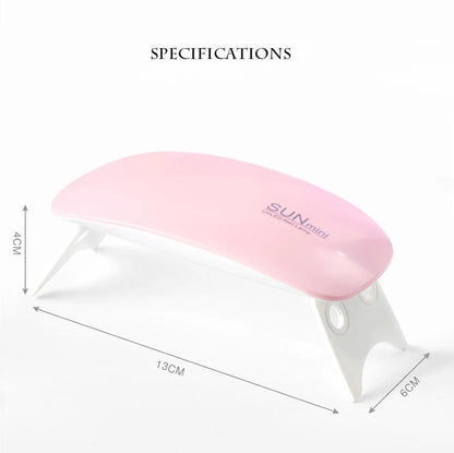💅 SUN Mini UV LED Nail Lamp  Portable Gel Nail Dryer | Fast Curing | Professional Manicure Tool