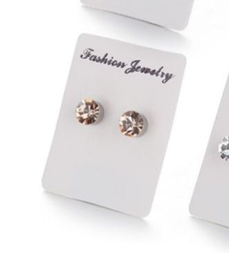 1 Pair Magnetic Slimming Earrings Lose Weight Massage Slim Ear Studs Patch