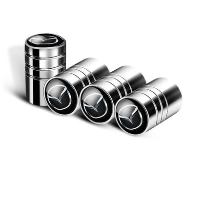 4 Pcs Tire Valve Caps for Mazda CX-90 – Premium Dust Caps for Car Tyres, Air Valve Stem Covers, Durable Leak-Proof Valve Caps