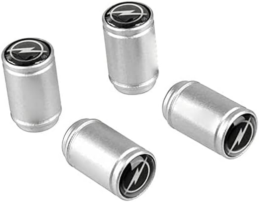 4 Pcs Tire Valve Caps for Opel Meriva – Durable Tyre Valve Dust Caps, Leak-Proof Air Valve Stem Covers for Car Tyres